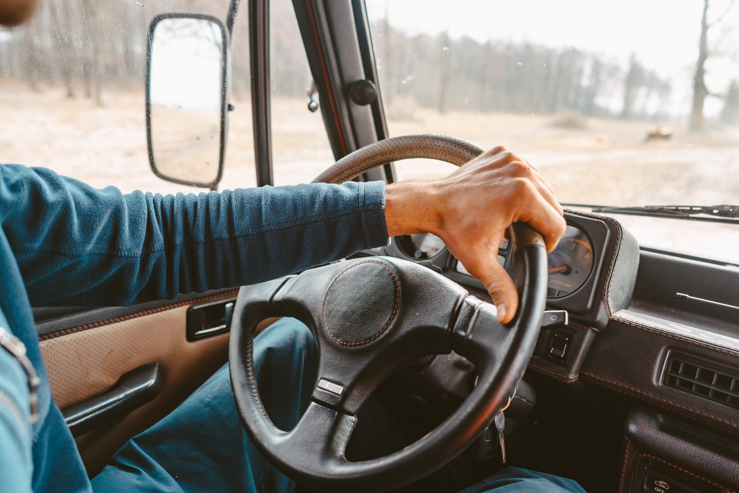 LKW-Fahrer im internationalen Fernverkehr
