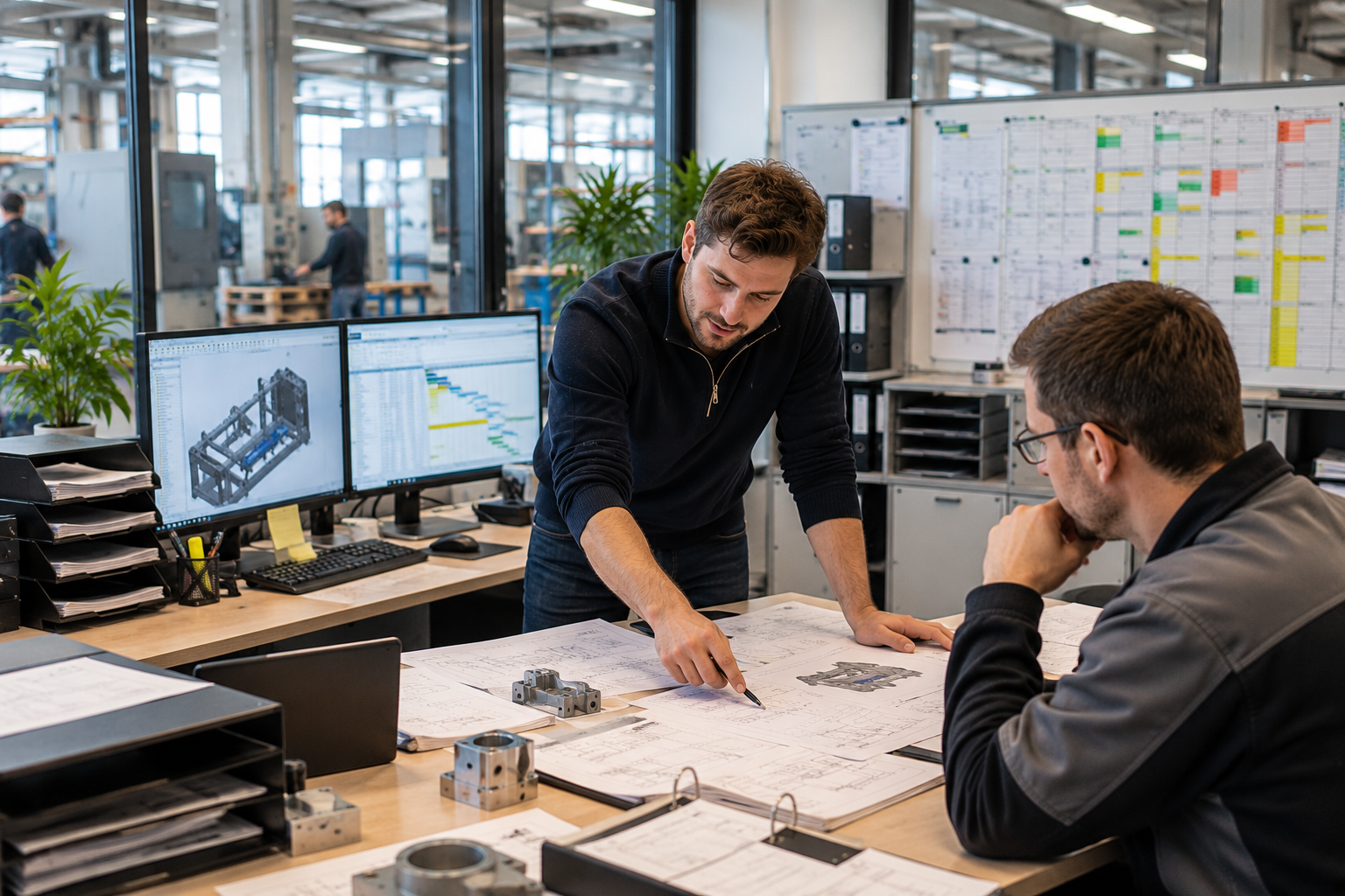 Techniker bei der Arbeit