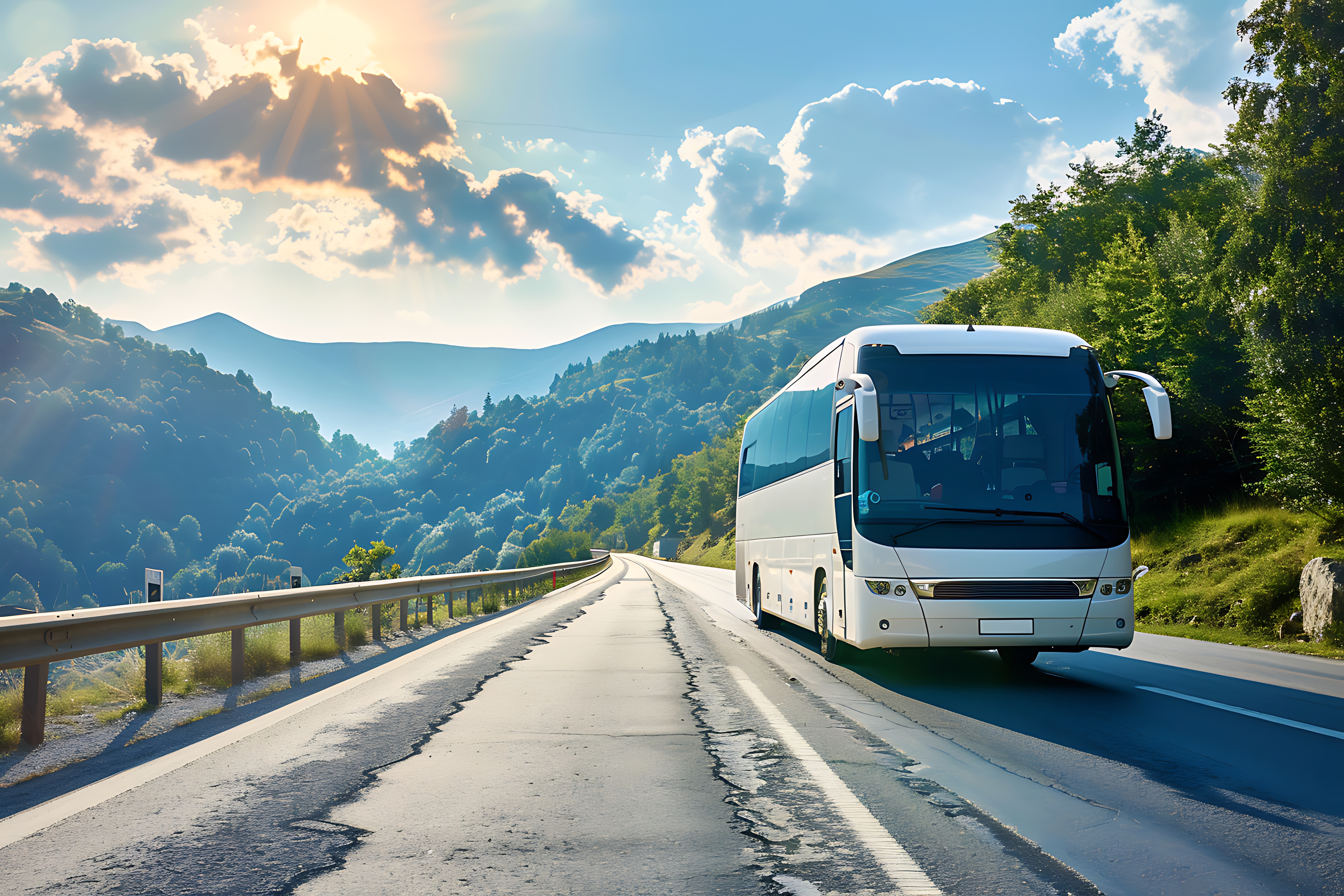 Buslenker Arbeitsplatz