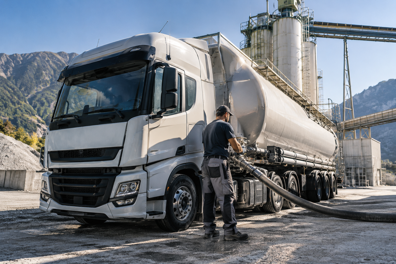 Arbeitsplatz LKW-Fahrer
